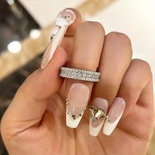 925 Sterling Silver Round Cut  Wide Eternity Band