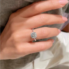 Vivid Solarii Moissanite 2.5ct Round Cut 925 Sterling Silver Solitaire Engagement Ring