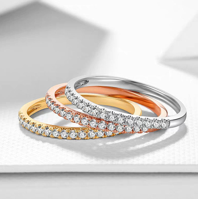 Shop Timeless Round Cut Wedding Band - Solarii Jewelry