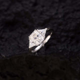 Majestic Prism Moissanite Engagement Ring