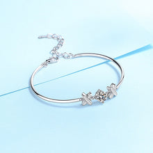 Gorgeous round cut moissanite bracelet, rhodium plated, 925 sterling silver