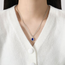 Moissanite 1.0ct Oval Cut Box Chain 925 Sterling Silver Necklace