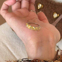 Stunning Yellow Stone Cushion Cut 925 Sterling Silver Wedding Band