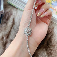 Classy Round Cut Rose Style Bracelet for Women