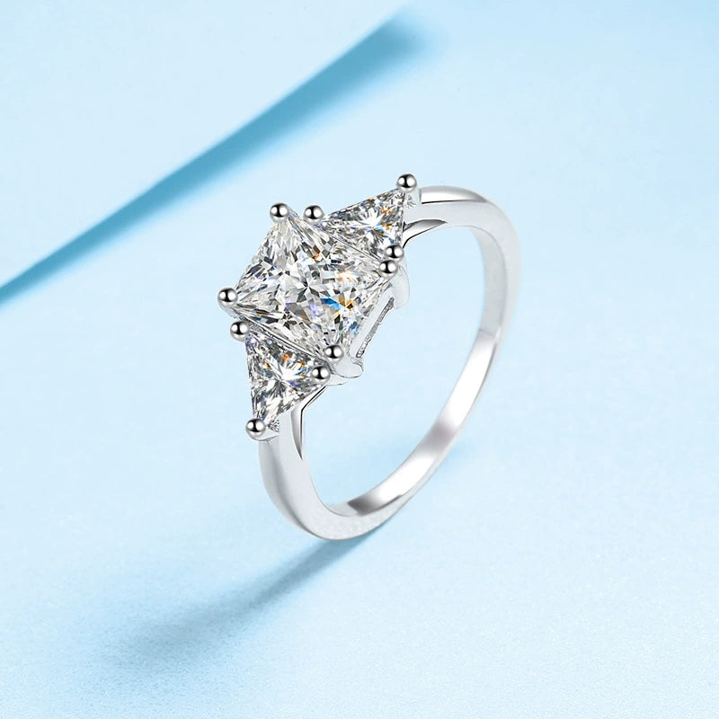 Majestic Prism Moissanite Engagement Ring
