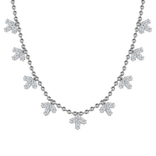 Leaf Design  Necklace in 925 Sterling Silver