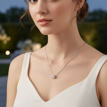 1.0ct Round Moissanite Solitaire Necklace