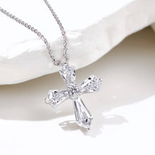 Exquisite Cross Sterling Silver Necklace