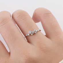 Solarii Moissanite 1.0ct Round Cut Full Eternity Ring 925 Sterling Silver Wedding Band