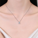 Solarii Moissanite 1.0ct Marquise Cut  925 Sterling Silver Necklace