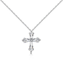 Exquisite Cross Sterling Silver Necklace