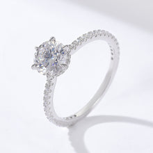 Elegant Moissanite Round Cut 1.2ct Engagement Ring