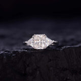 Majestic Prism Moissanite Engagement Ring