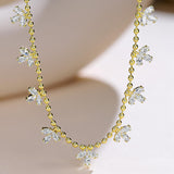 Leaf Design  Necklace in 925 Sterling Silver