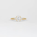 Solarii New Arrived 1.0ct Oval Cut Cubic Zirconia Wedding Ring Set