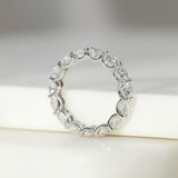 Solarii Round Cut Wedding Ring In 925 Sterling Silver