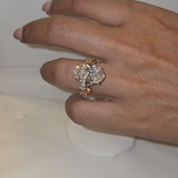 Brilliant Oval Cut 6.0ct Wedding Ring Set In Sterling Silver