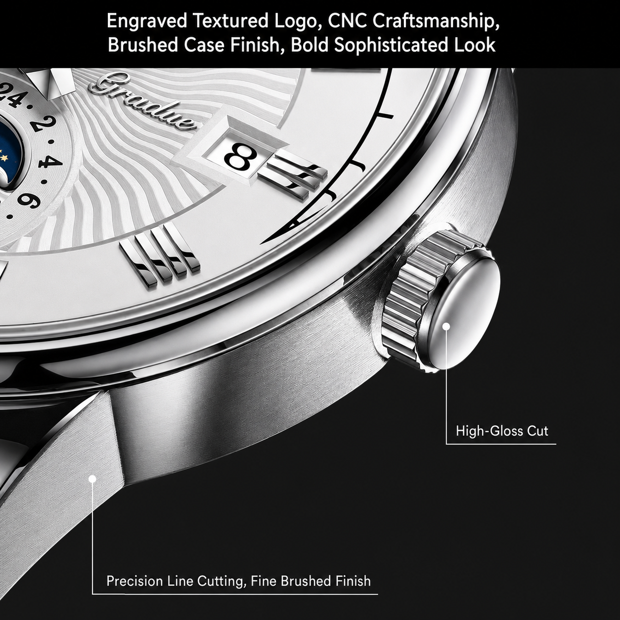 WATCH01 semi-automatic men's mechanical watch
