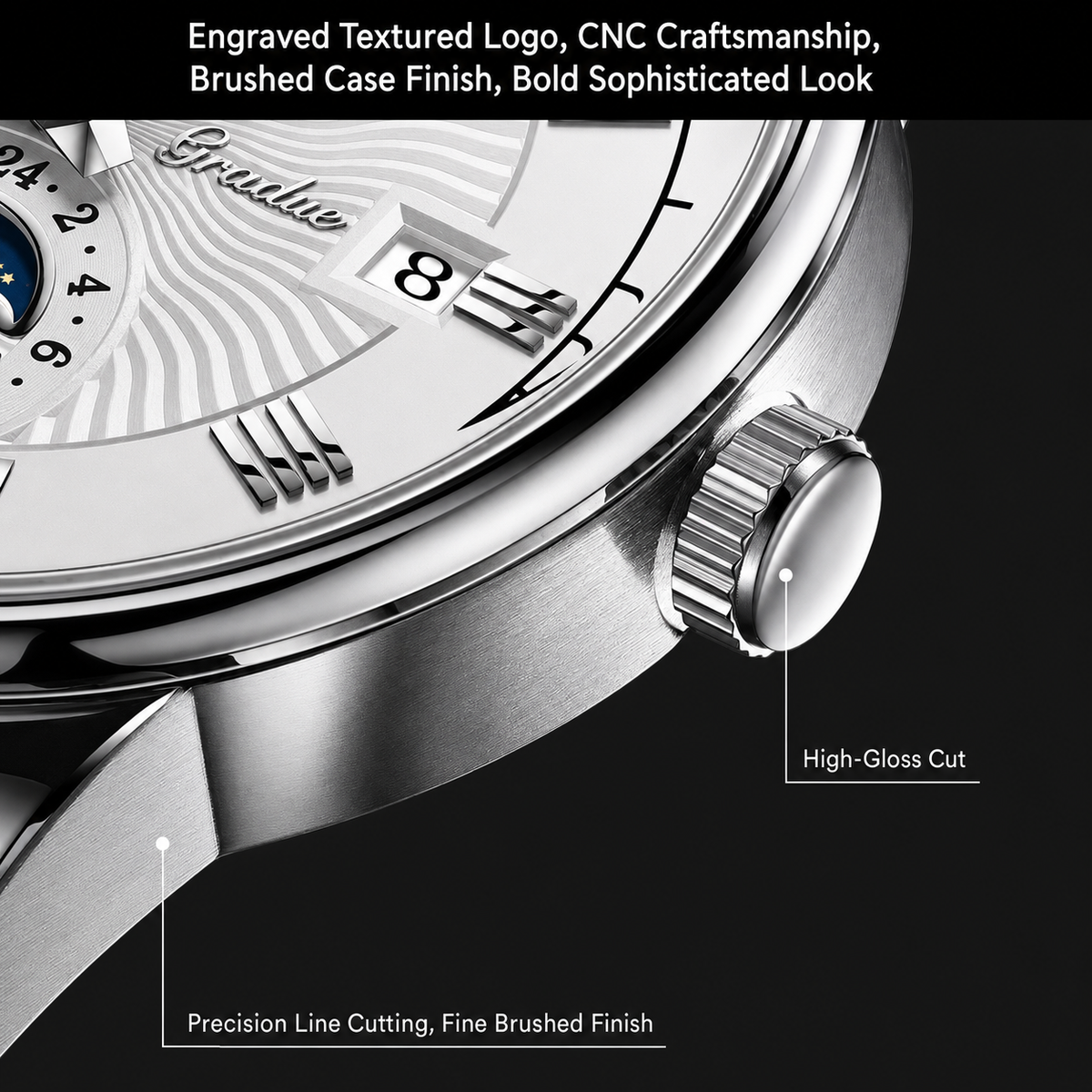 WATCH01 semi-automatic men's mechanical watch