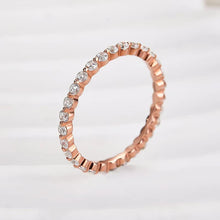 925 Sterling Silver Round Cut Eternity Band