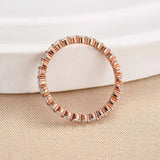 925 Sterling Silver Round Cut Eternity Band