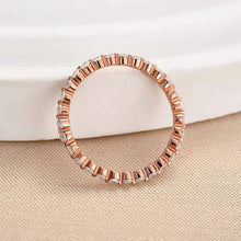 925 Sterling Silver Round Cut Eternity Band