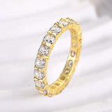 925 Sterling Silver Cushion Cut Wedding Band