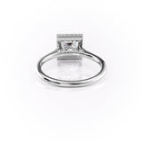 Exquisite Solarii Moissanite 2.0ct Princess Cut 925 Sterling Silver Solitaire Engagement Ring