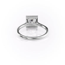 Exquisite Solarii Moissanite 2.0ct Princess Cut 925 Sterling Silver Solitaire Engagement Ring