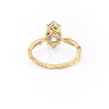 Enchanting Solarii Moissanite 3.0ct Marquise Cut 925 Sterling Silver Twist Design Engagement Ring