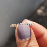 925 Sterling Silver Round Cut Eternity Band