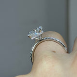 Solarii New Arrived 3.0ct Princess Cut Engagement Ring