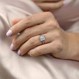 Exquisite Solarii Moissanite 2.0ct Princess Cut 925 Sterling Silver Solitaire Engagement Ring