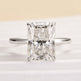 Celestial Radiance Moissanite Engagement Ring