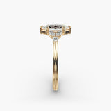 Solarii Moissanite 3.0ct Marquise Cut 925 Sterling Silver Engagement Ring