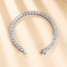 Graceful Round Cut Bracelet For Women In Sterling Silver