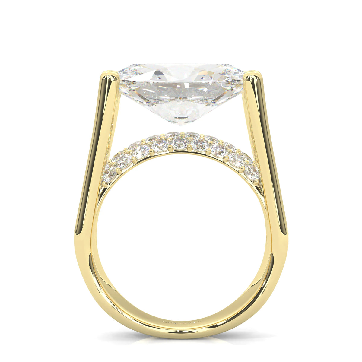 Solarii New Arrived 5.0ct Oval Cut Engagement Ring