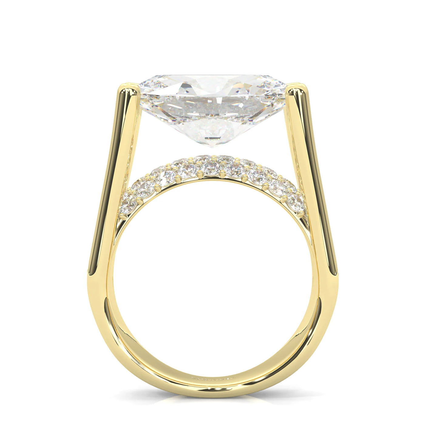 Solarii New Arrived 5.0ct Oval Cut Engagement Ring
