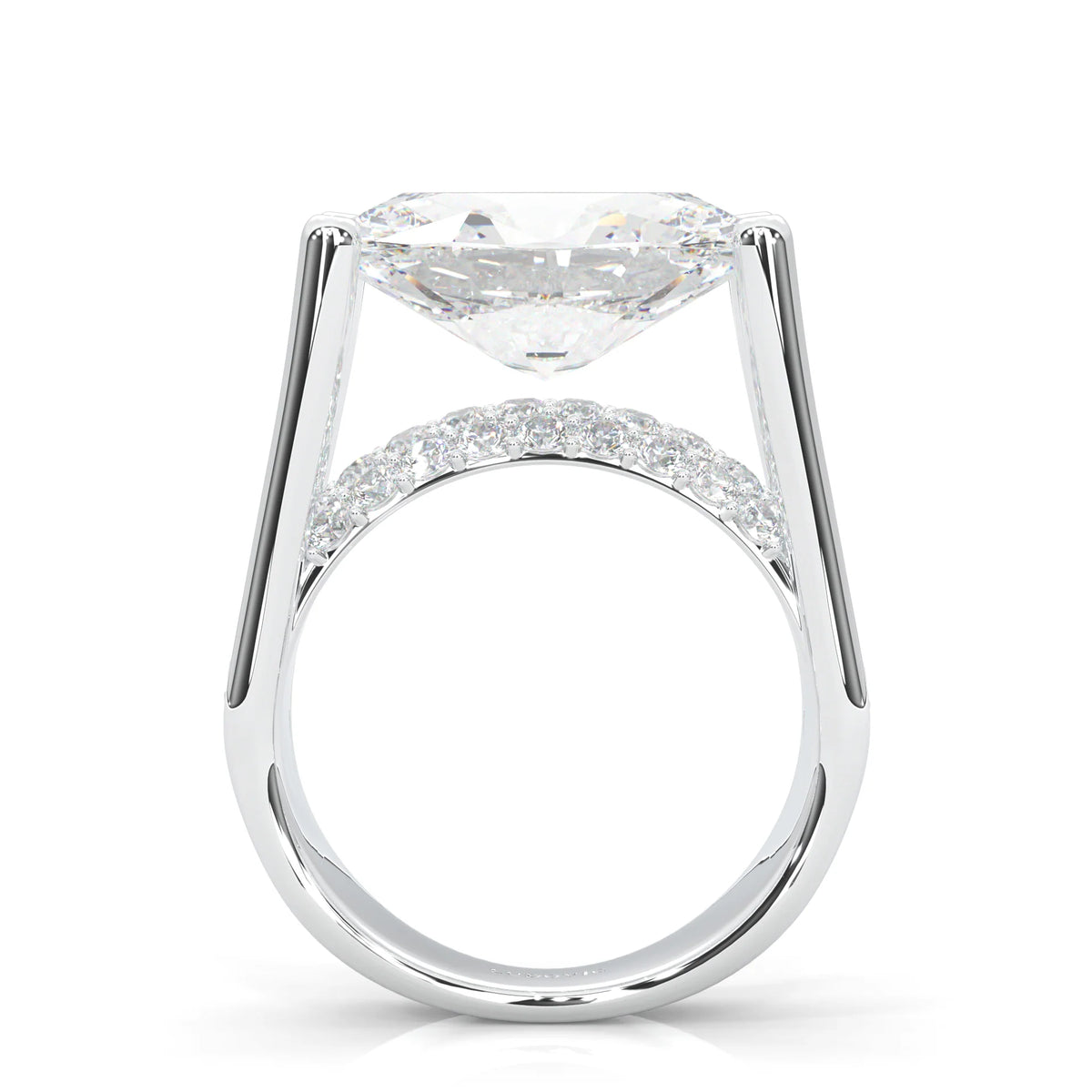 Solarii New Arrived 5.0ct Oval Cut Engagement Ring