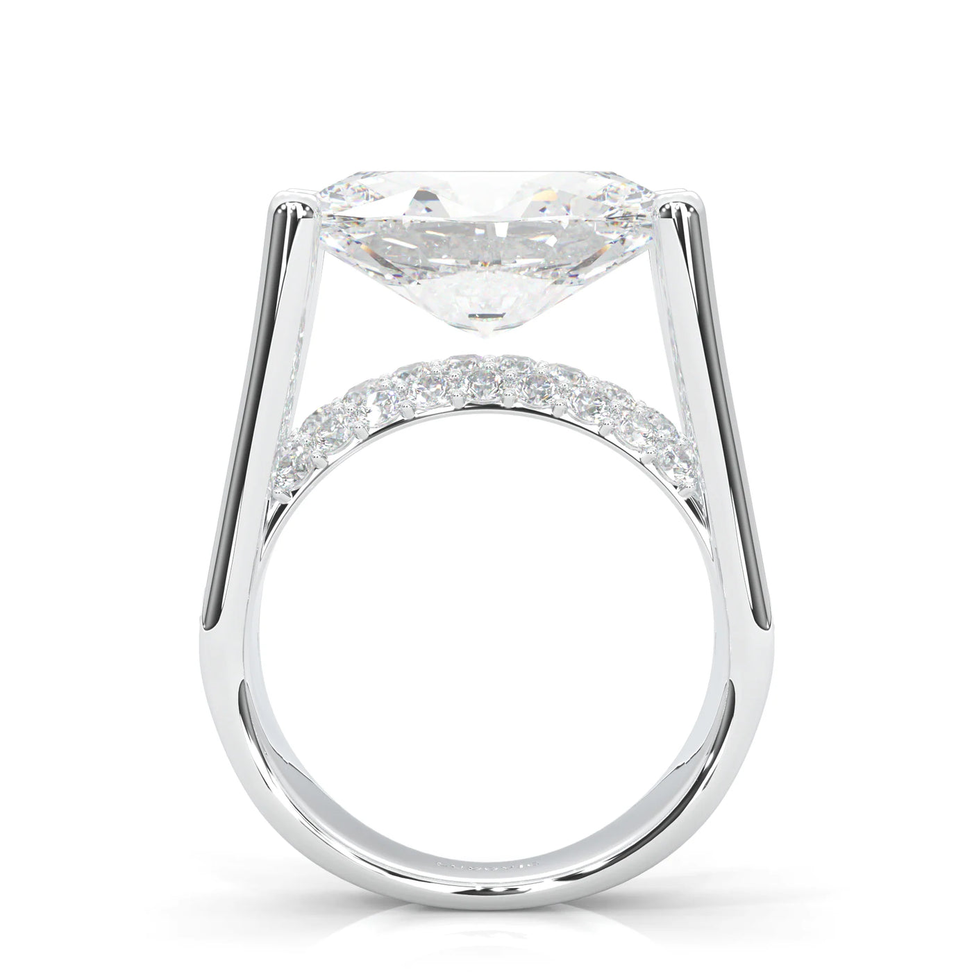 Solarii New Arrived 5.0ct Oval Cut Engagement Ring