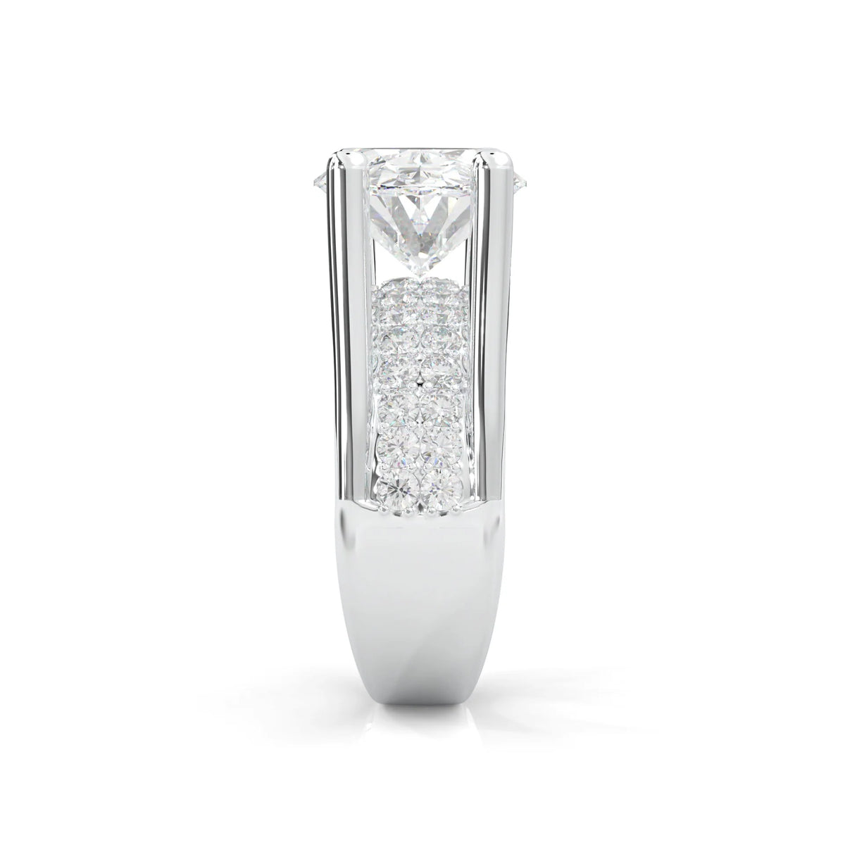 Solarii New Arrived 5.0ct Oval Cut Engagement Ring