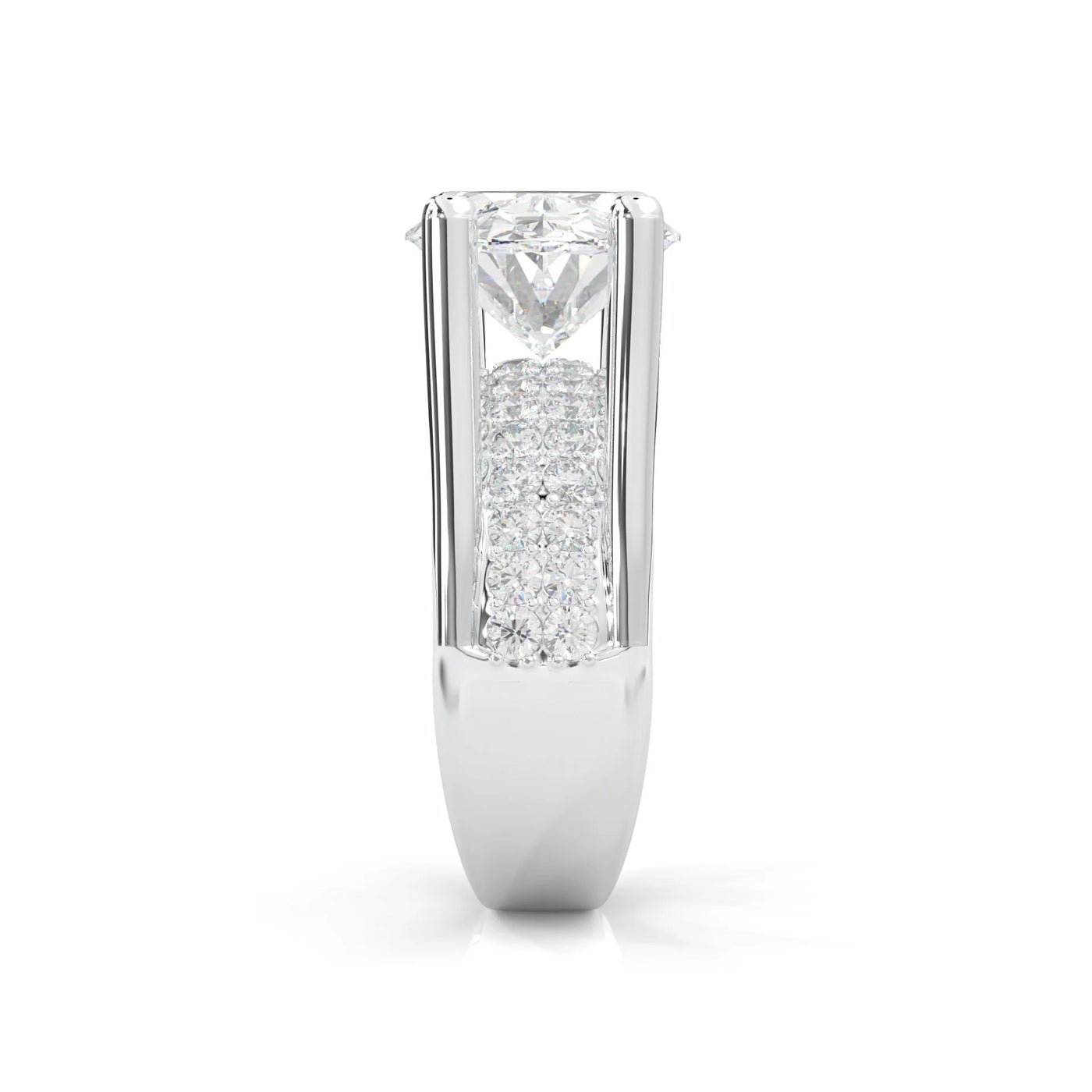 Solarii New Arrived 5.0ct Oval Cut Engagement Ring