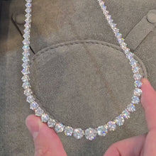 Tennis Necklace with 3 Free Interchangeable Pendants