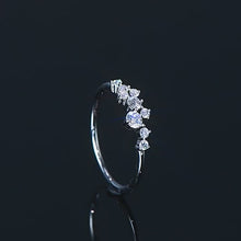 Solarii Moissanite 1.0ct Round Cut Full Eternity Ring 925 Sterling Silver Wedding Band