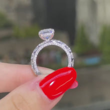 Solarii New Arrived 3.0ct Radiant Cut Engagement Ring