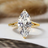 Solarii Exquisite 4.0ct Split Shank Marquise Cut Engagement Ring