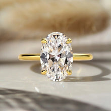 Exclusive Solitaire Oval Cut Engagement Ring In Sterling Silver