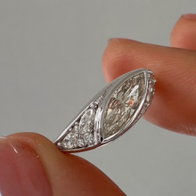 Bold East-West 1.0ct Marquise Cut Statement Ring