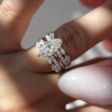 Stunning Marquise Cut 3.0ct Insert Ring Set in Sterling Silver