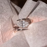 Modern East-West 3.0ct Marquise Cut Bypass Statement Ring